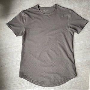 BYLT Basics Mens LUX Dotted Drop Cut Shirt Olive/Balck Medium